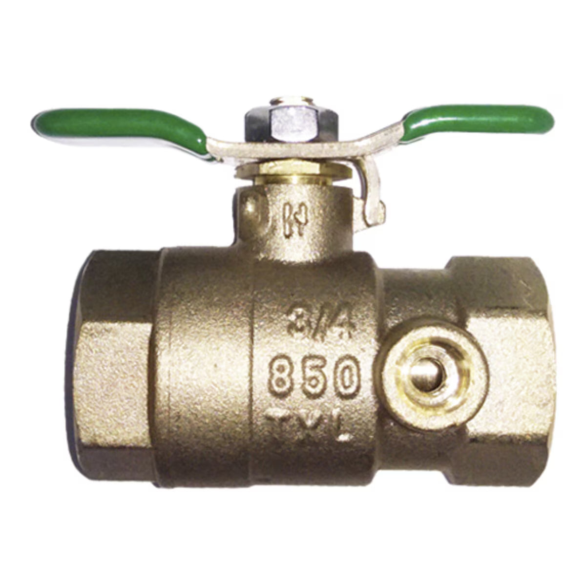 3/4 in. 850 XL Full Port Bronze Valve, Tapped 34-850TXL