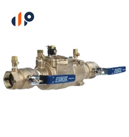 T683041  FEBCO LF850 Double Check Assembly w/ Ball Valves 1-1/4 in. Lead Free Bronze w/ Freeze Sensing Capability (Sensing Upgrade Kit Sold Separately) | T683041