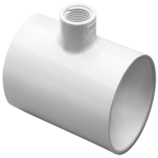 402-420  Sch 40 PVC Reducing Tee 4 in. x 2 in. Socket x FIPT