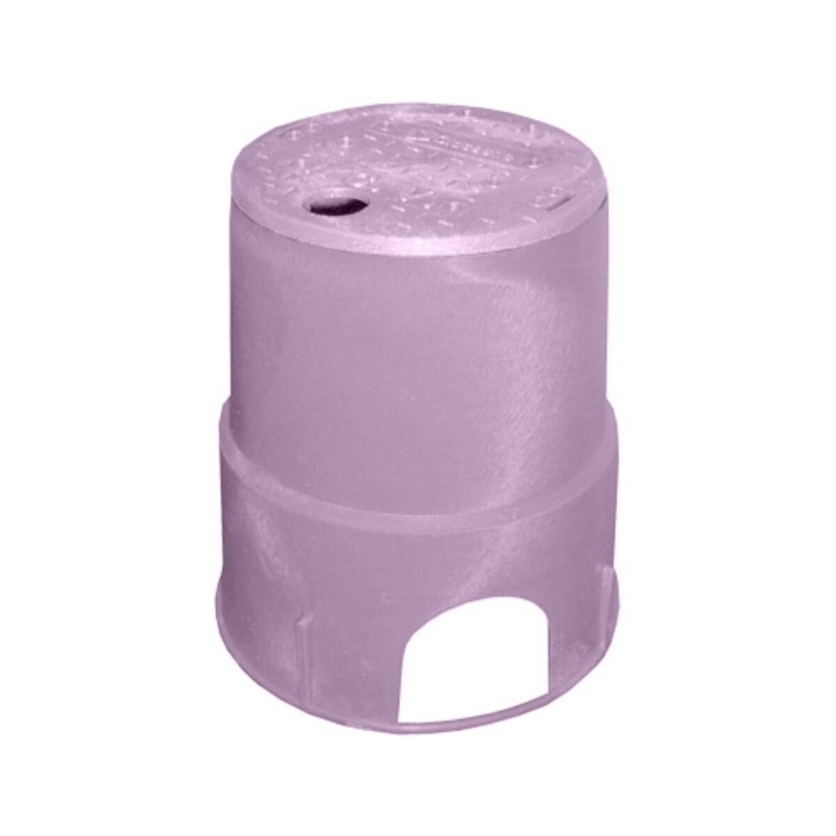 Carson TrussT Valve Box Round 6 in. Purple Box/Purple Lid Twist-on RCW