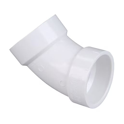 Nibco K042700  DWV Elbow 45 Degree 4 in. Hub x Hub