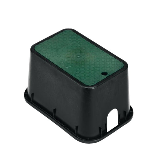 10 in. Mini Standard Black Body With Drop In Green Lid