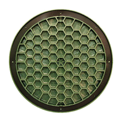 N-12 Structural Foam Solid Green Lid Fits 24 in.