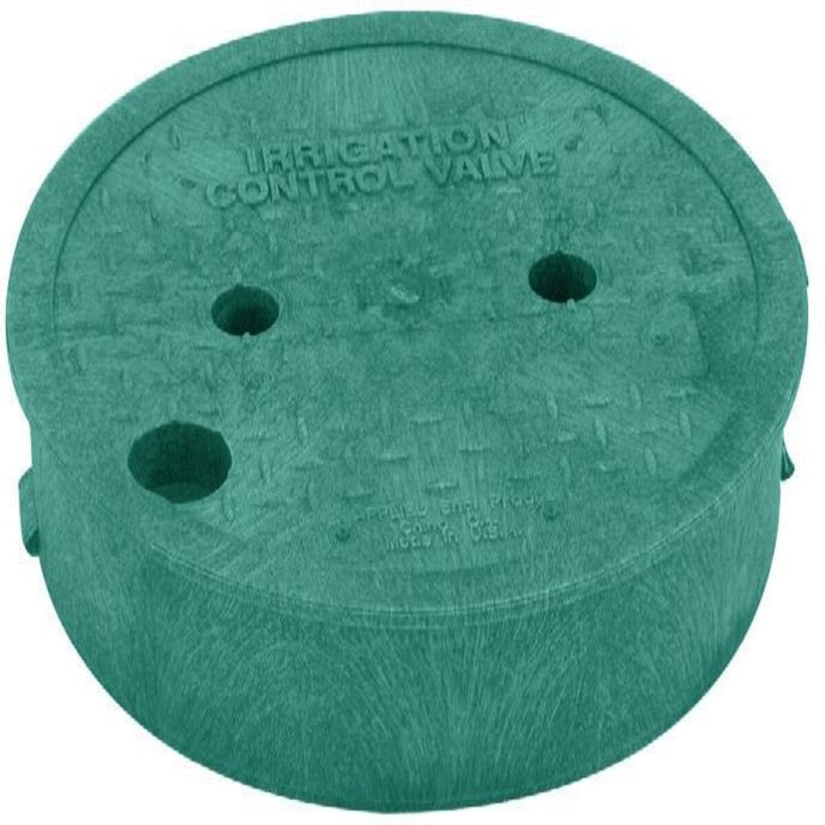 AEP Valve Box Round 10 in. Green Box/Green Lid Overlapping ICV