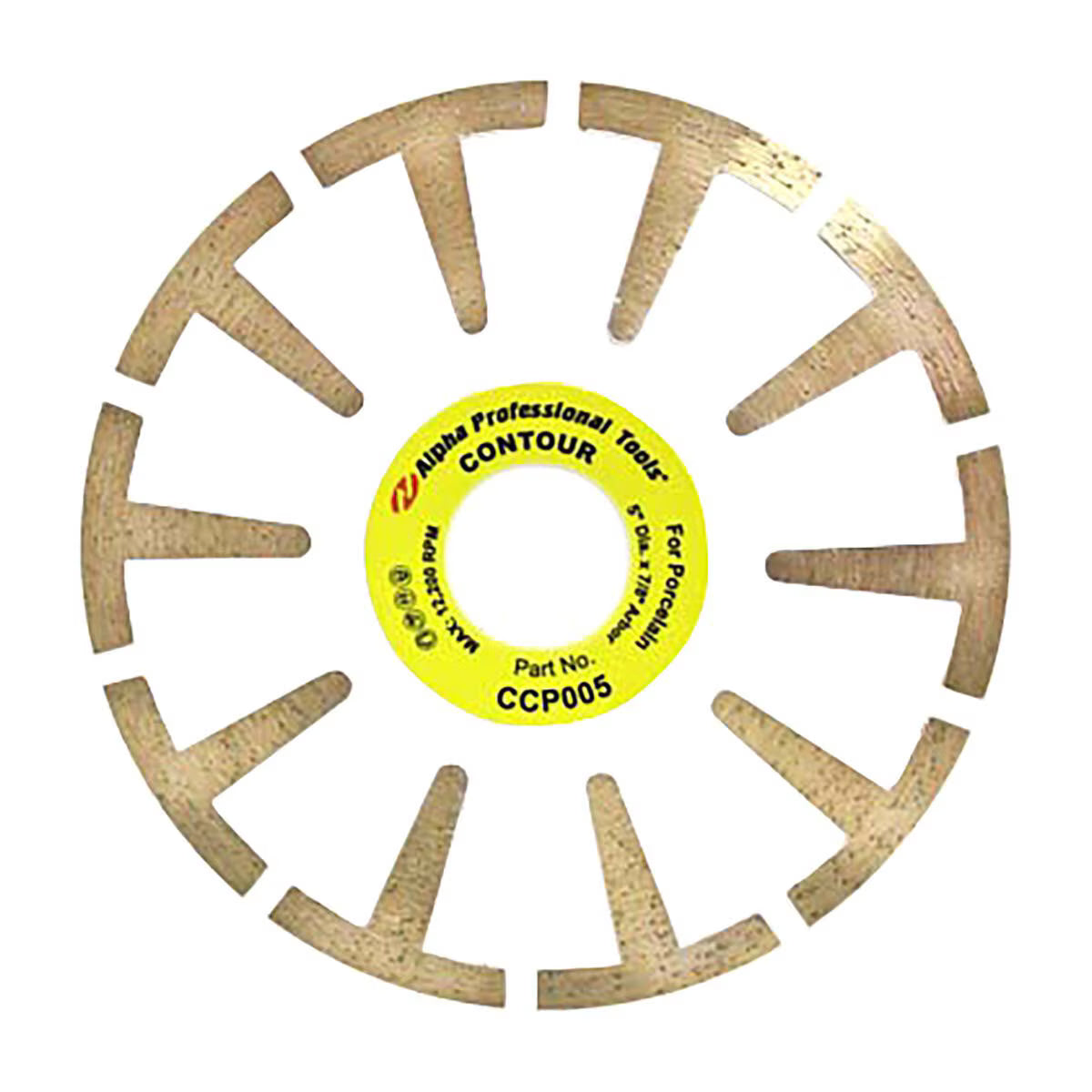Alpha Contour Curve Cutting Blade 5 in.