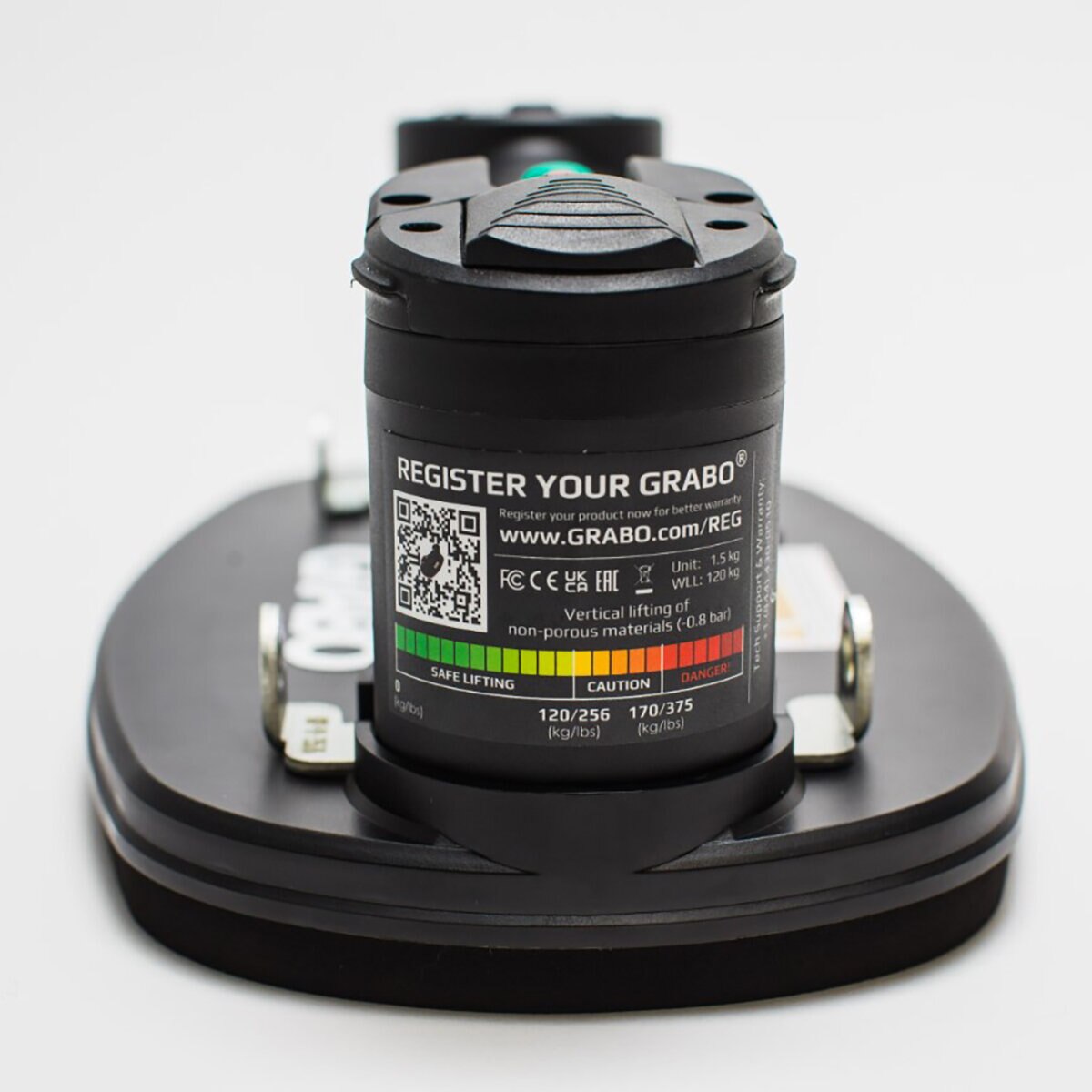 GRABO Pro Lifter-20 Electric Vacuum Suction Cup Lifter Tool w/ 1 Battery & 1 Seal