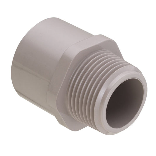 Sch 40 UV Resistant PVC Male Adapter 1/2 in. MIPT x Socket