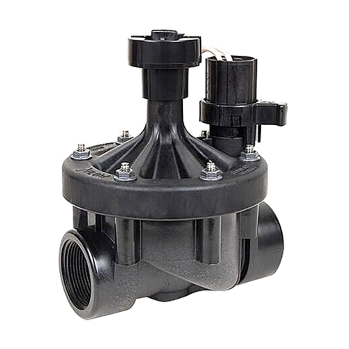 Rain Bird PEB Industrial Valve Plastic w/ IVM Solenoid w/ Flow Control 2 in. FIPT