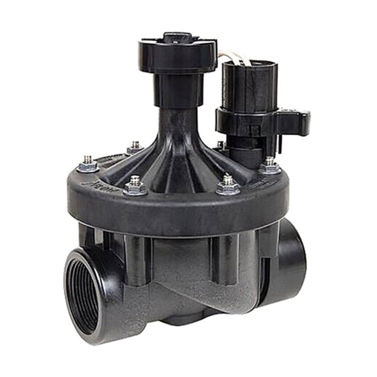Rain Bird PEB Industrial Valve Plastic w/ IVM Solenoid w/ Flow Control 2 in. FIPT
