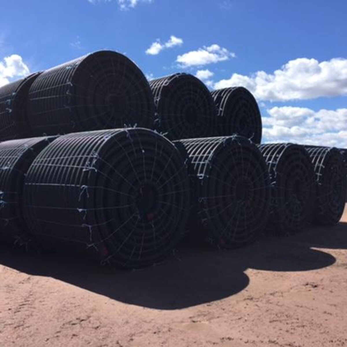 ADS 3 in. x 100 ft. Single Wall Pipe -Perforated w/ Sock
