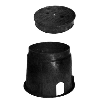 AEP Valve Box 910L Series Round Green 10 in. w/ Water Marking