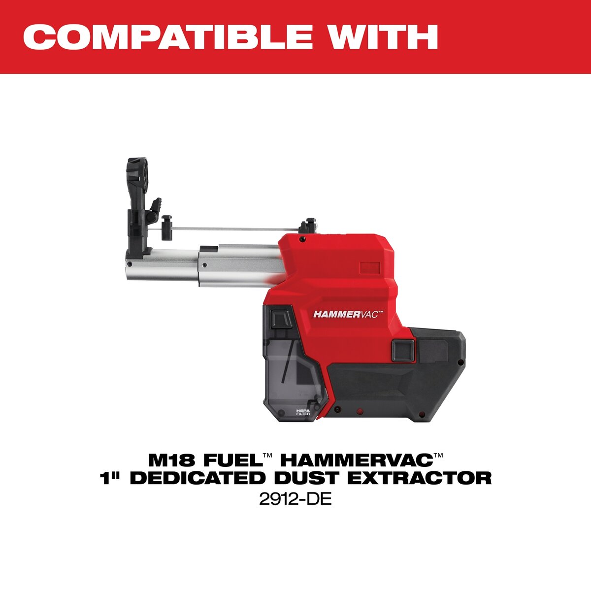 Milwaukee M18 FUEL 1 in. SDS Plus Rotary Hammer Kit