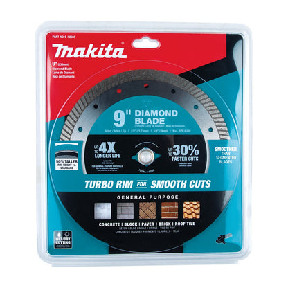 Makita Turbo Diamond Blade General Purpose 9 in.