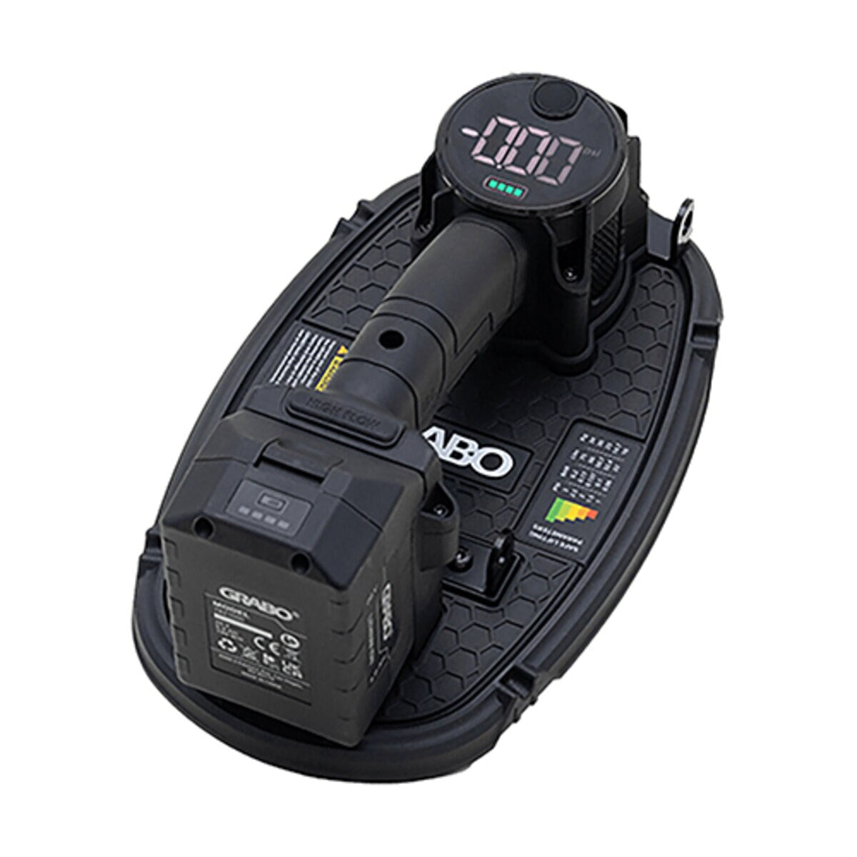 GRABO 400mm Suction Plate w/ 4 Quick-Lock Pins for GRABO HIGH FLOW