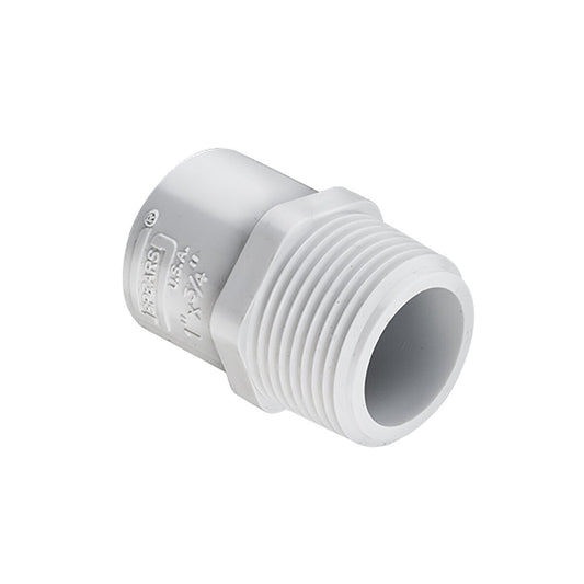 436-342 3 in. x 4 in. Red Male Adapter MIPT X Soc PVC Fitting | Spears