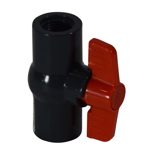 E1620-12  NDS Gray MIP Ball Valve Threaded x Threaded 150 PSI 1-1/4 in. Sch 40 PVC