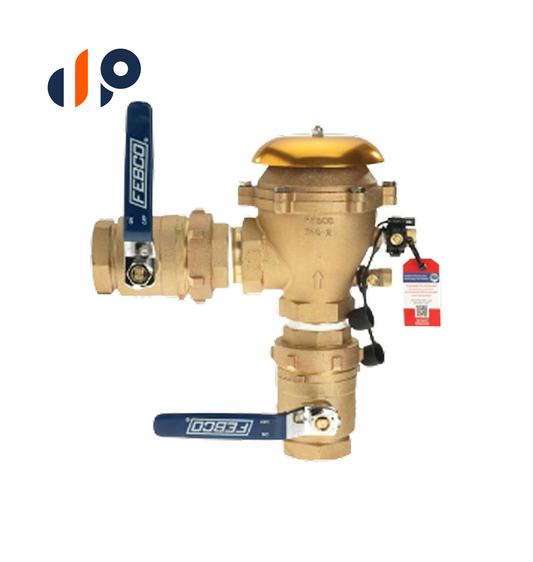 T765GUB  FEBCO U765 Pressure Vacuum Breaker w/ Unions 1-1/2 in. Bronze w/ Freeze Sensing Capability (Sensing Upgrade Kit Sold Separately) | T765GUB
