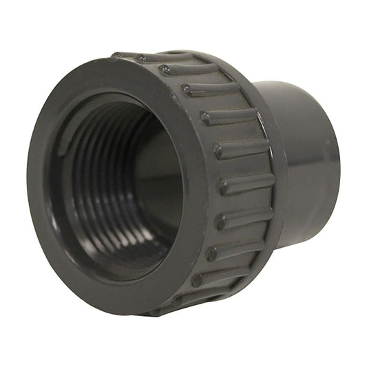 835-131  Sch 80 PVC Reducing Female Adapter 1 in. x 3/4 in. Socket x FIPT