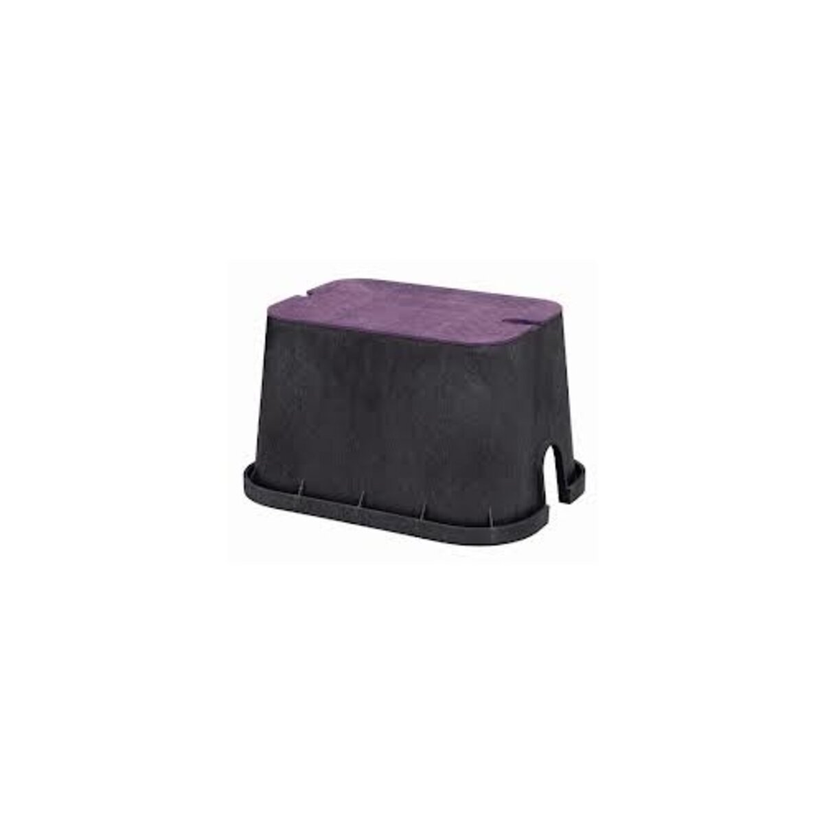 Highline Standard Valve Box Rectangle 11 in. x 16 in. x 12 in.H Black Box/Purple Lid Drop-in RW