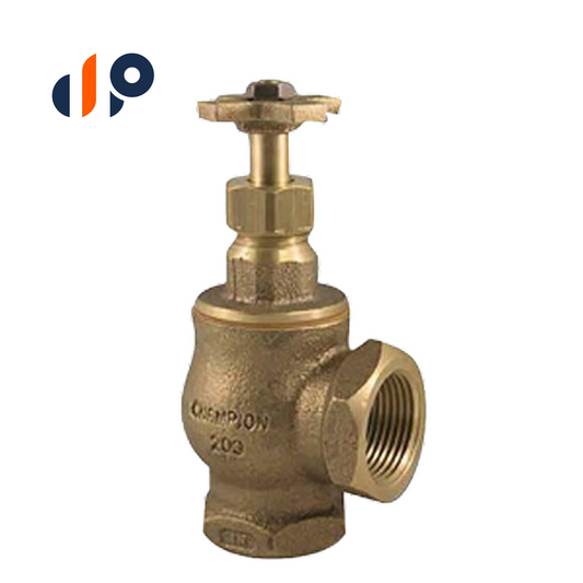 Champion  200-100Y Angle Valve Less Union Brass 1 in.