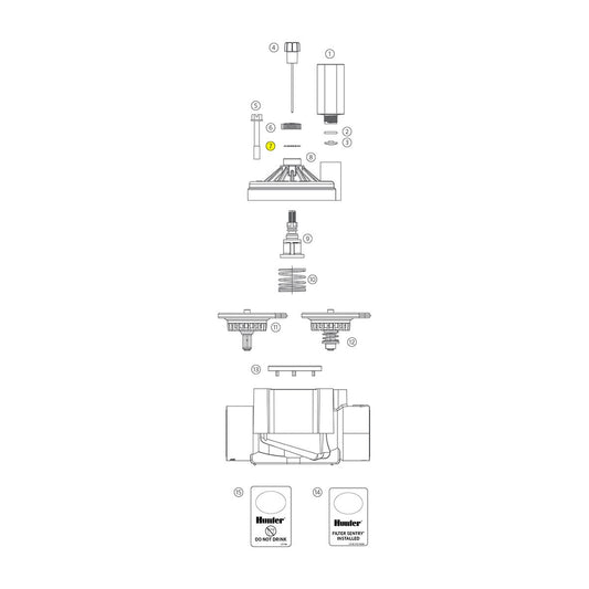 ICV E-Clip Retainer 1"