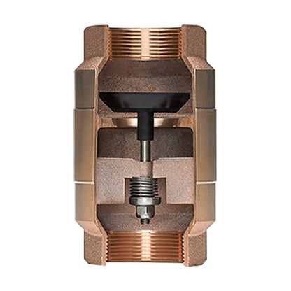 Strataflo 1 in. FNPT Brass Check Valve with Buna-S Rubber Poppet