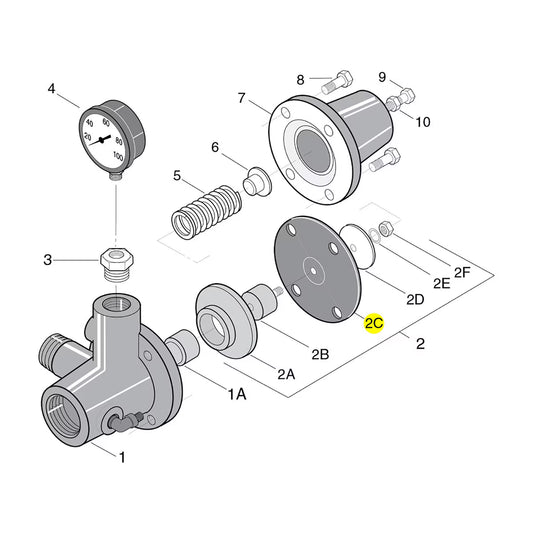 Diaphragm For 10MS Pressure Regulator