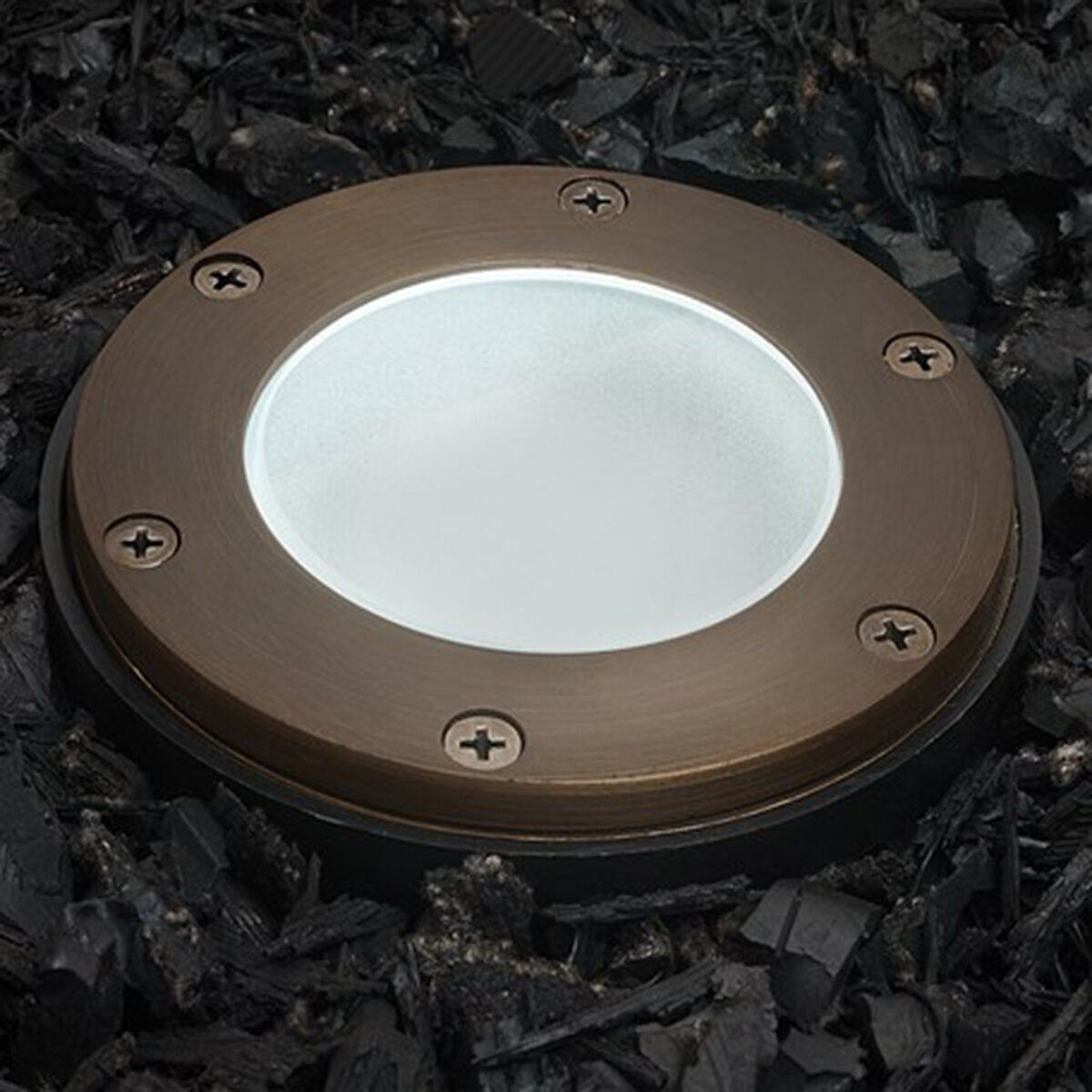 Kichler-15481CBR- 15481 In-Ground Light Composite Housing Centennial Brass No Lamp
