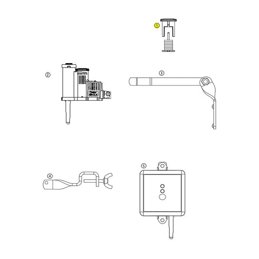 Cap & Spindle Assy Raincheck