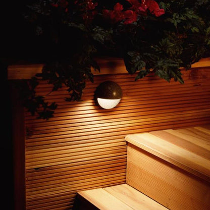 MM WALL LIGHT 20W LED WEATHERED IRON FX