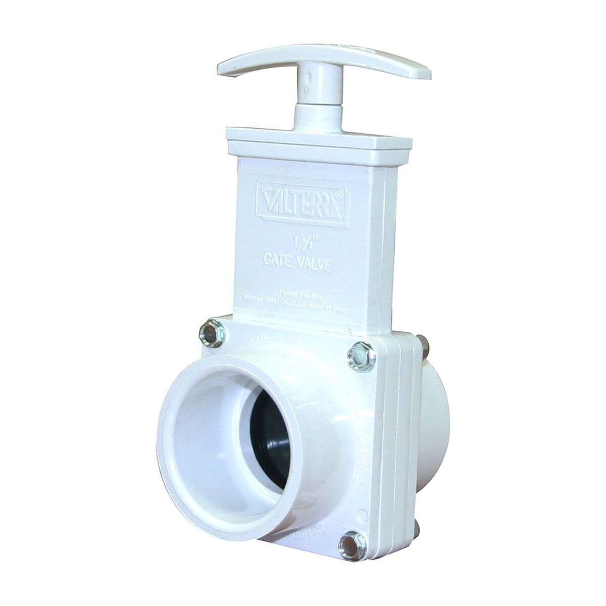 1-1/2 in. PVC Gate Valve Slip X Slip With Plastic Paddle