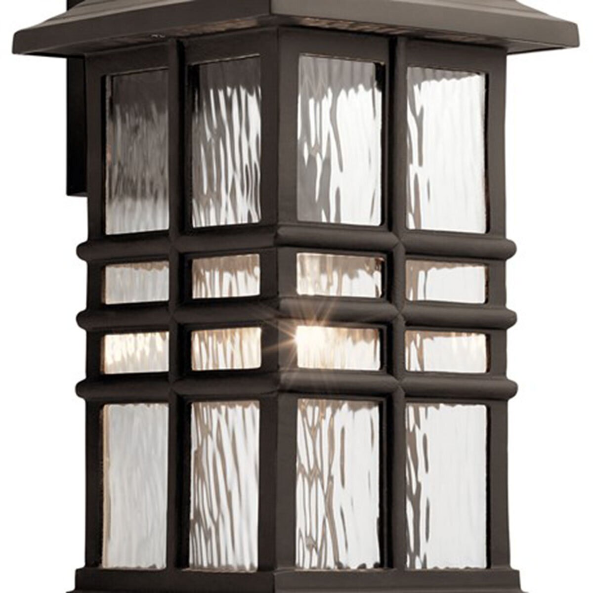 Kichler Olde Bronze Beacon Square 1 Light Wall Light No Lamp