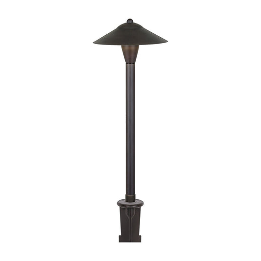 Tru-Scapes TS-B302-BRZ  Classic Path Light Bronze G4 3W LED 2700K 360 Degree 24 in. Stem