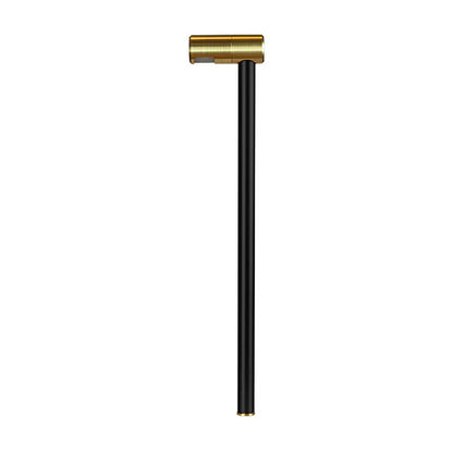 Brilliance-RDWD-BR-18-BR-STEM-NL- 90 Degree Path Light w/ 18 in. Brass Stem G4 Socket NL