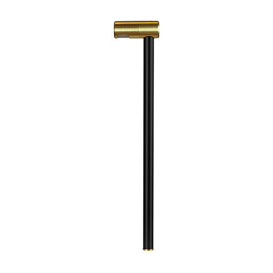 Brilliance-RDWD-BR-18-BR-STEM-NL- 90 Degree Path Light w/ 18 in. Brass Stem G4 Socket NL