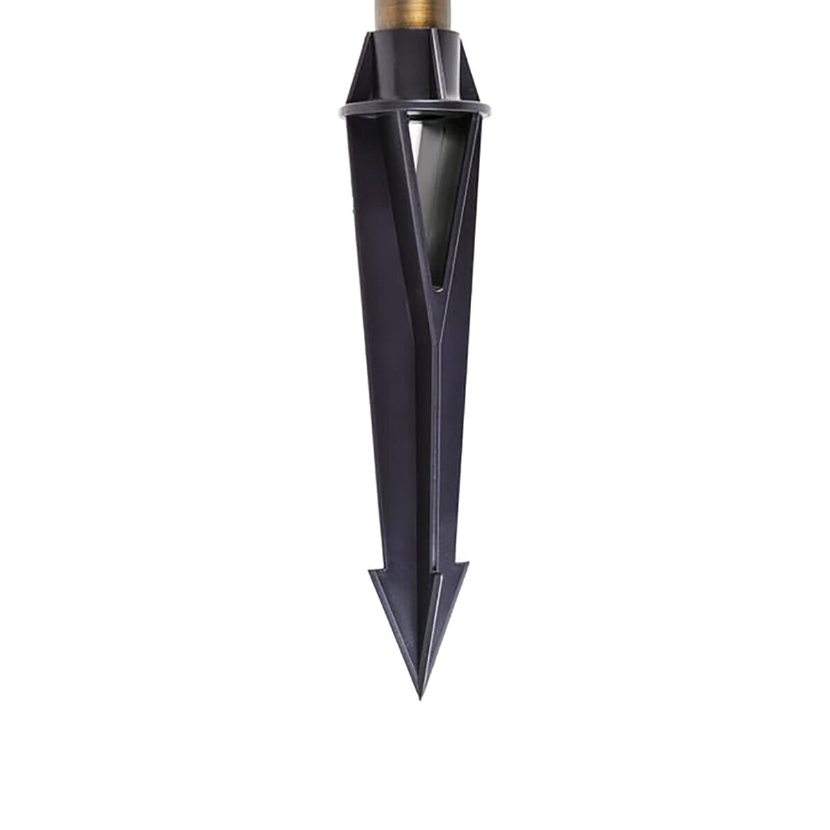 Elitco  P802 Path Light Antique Brass 5 in. No Lamp