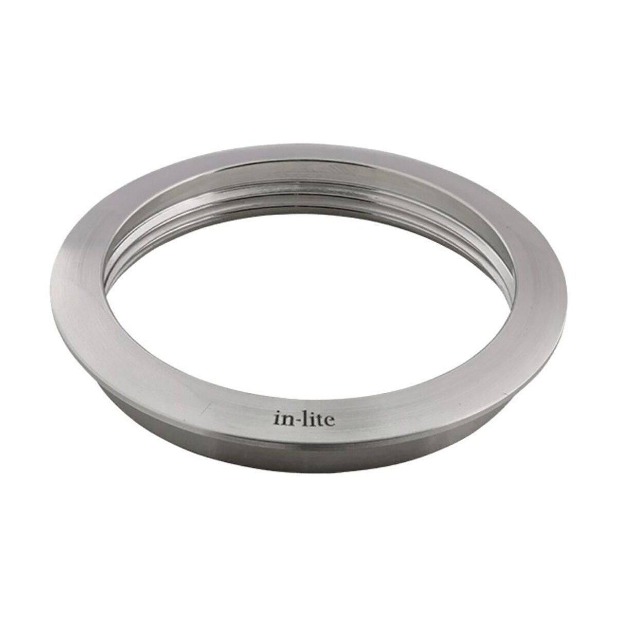 In-Lite-10702381- Design BV RING 68 Wall Mount Deck & Step Light Stainless Steel Finish, Aluminum Housing, 3 in. x 3 in. x 1/9 in. Dimensions