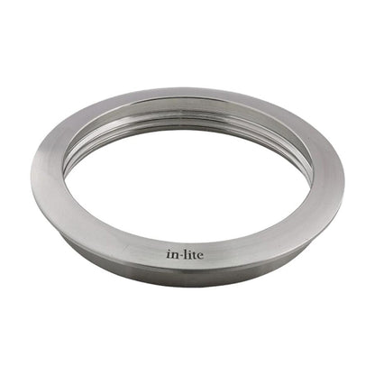 In-Lite-10702381- Design BV RING 68 Wall Mount Deck & Step Light Stainless Steel Finish, Aluminum Housing, 3 in. x 3 in. x 1/9 in. Dimensions