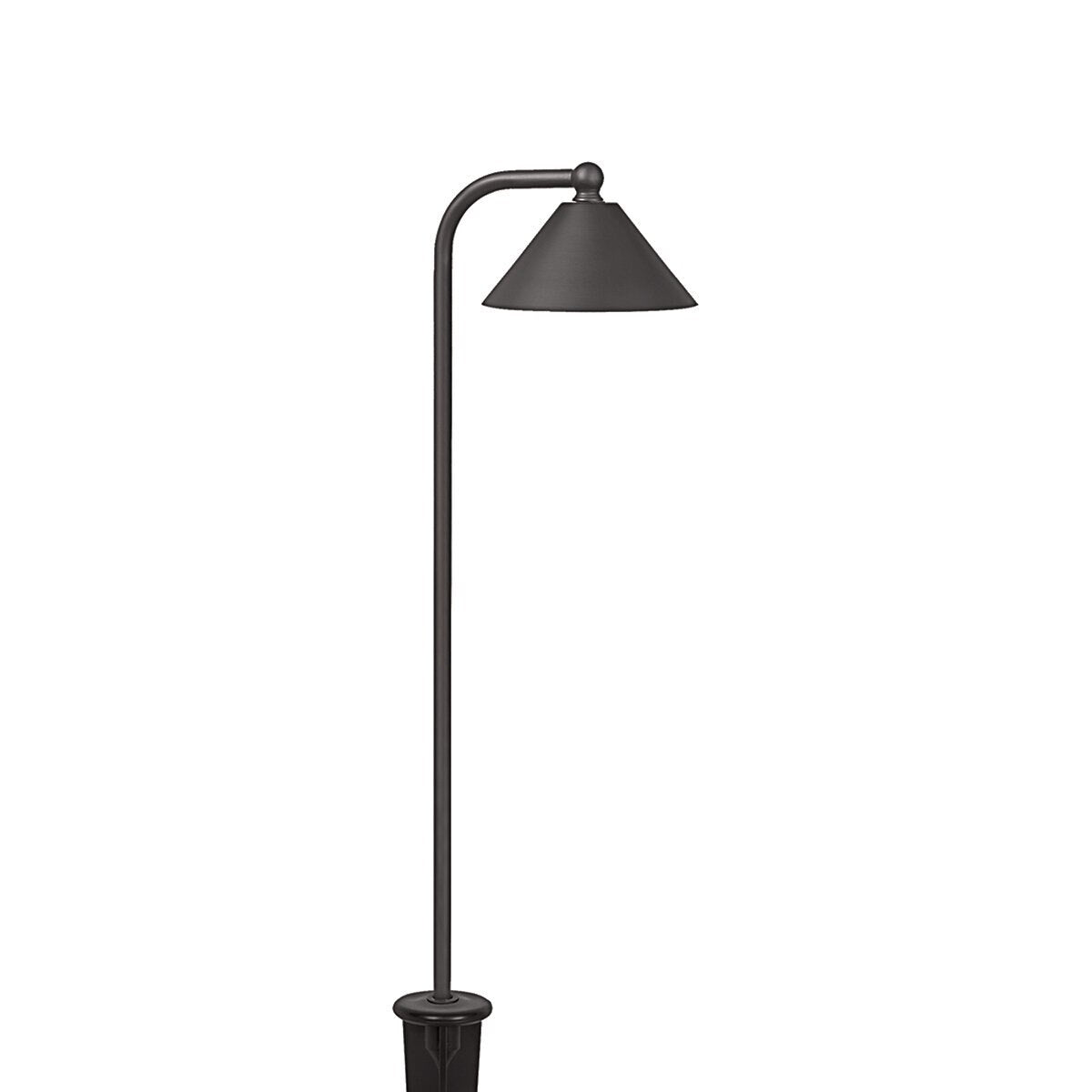 Tru-Scapes TS-B304-BLK  Lantern Path Light Black G4 3W LED 2700K 360 Degree 23 in. Stem