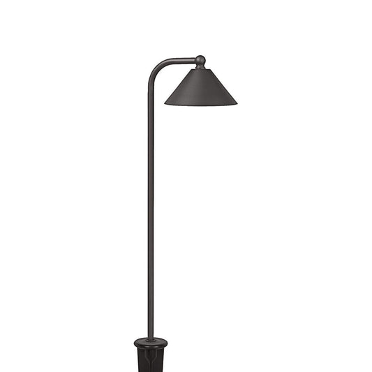 Tru-Scapes TS-B304-BLK  Lantern Path Light Black G4 3W LED 2700K 360 Degree 23 in. Stem