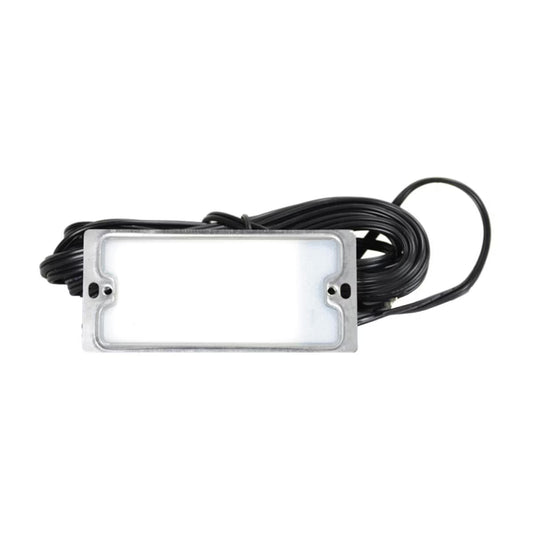 Unique VO8L-L430-FM-P Voyager 8 in. Flush Mount Louver Step Light Weathered Brass 4W 3000K LED Painted