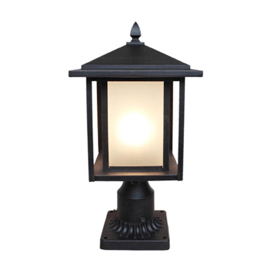 Tru-Scapes Modern Pillar Light 9V-15V Black Finish G4 LED 3W 2700K