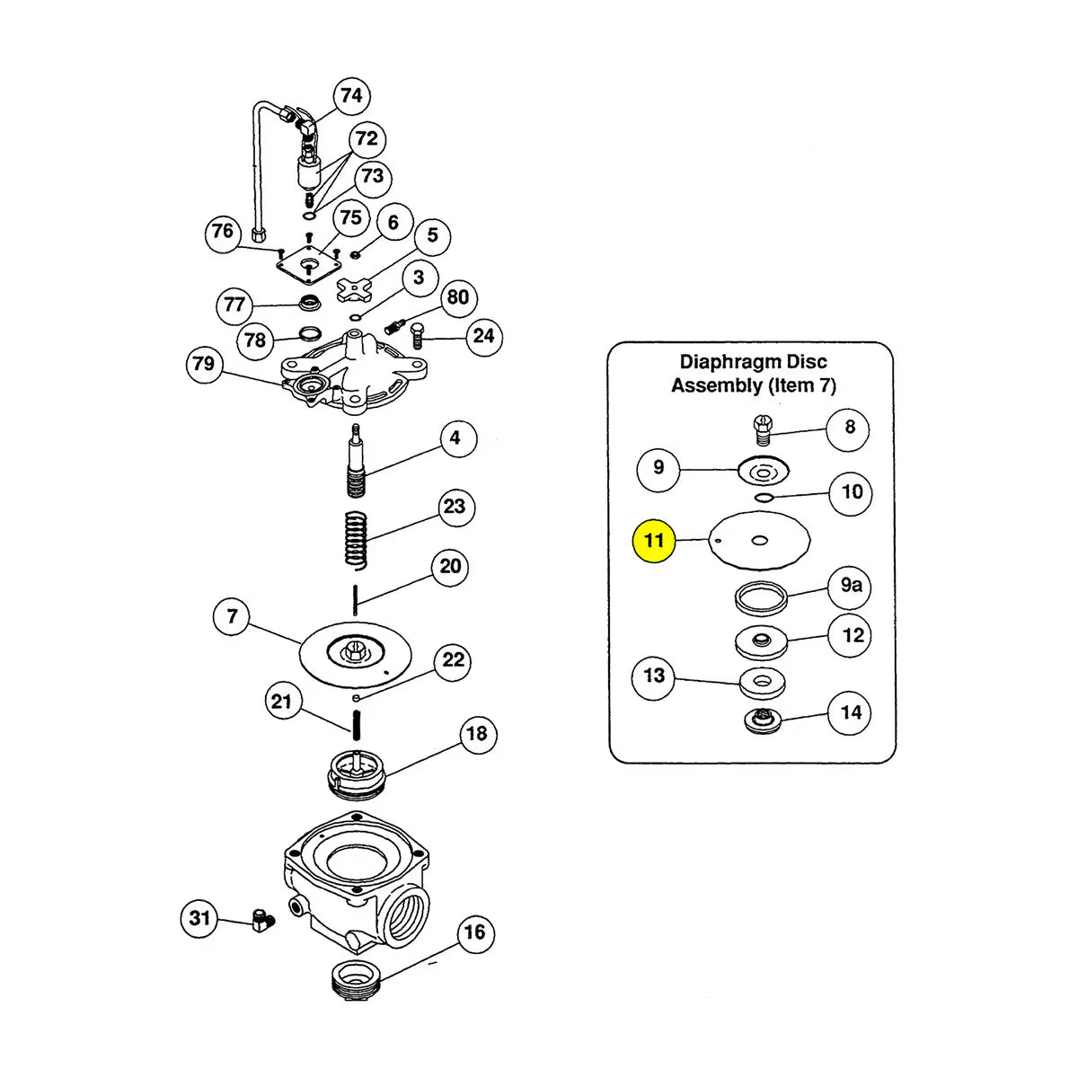 1-1/2 Diaphragm 2000 Griswold