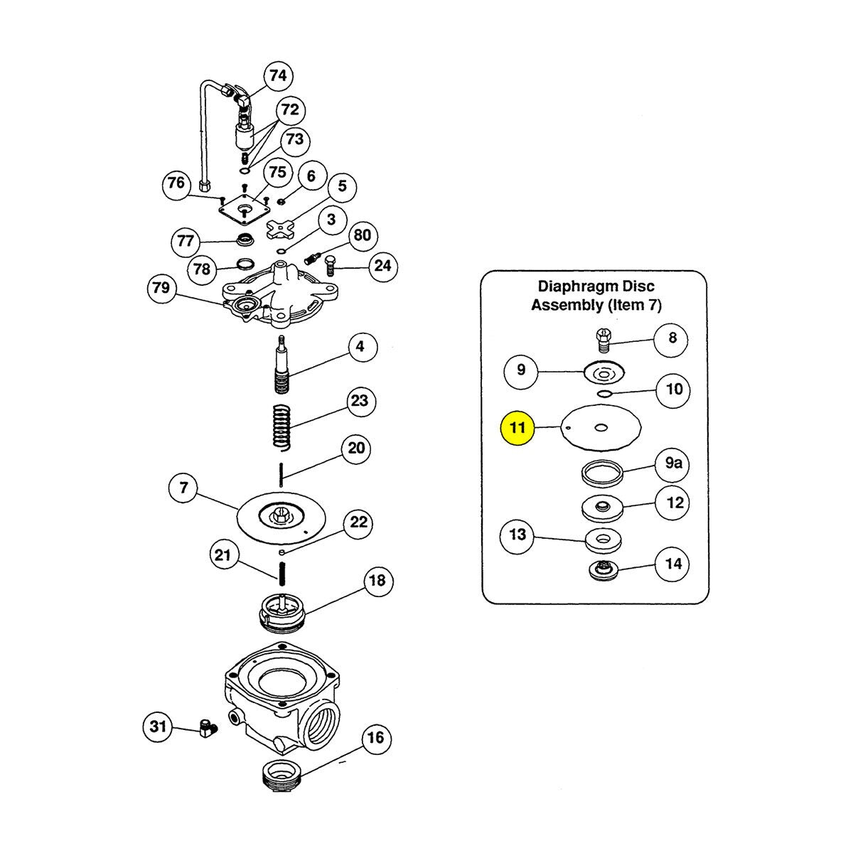 1-1/2 Diaphragm 2000 Griswold