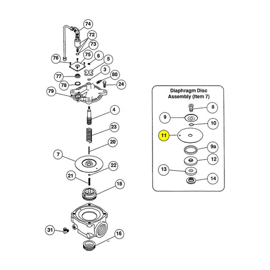 1-1/2 Diaphragm 2000 Griswold