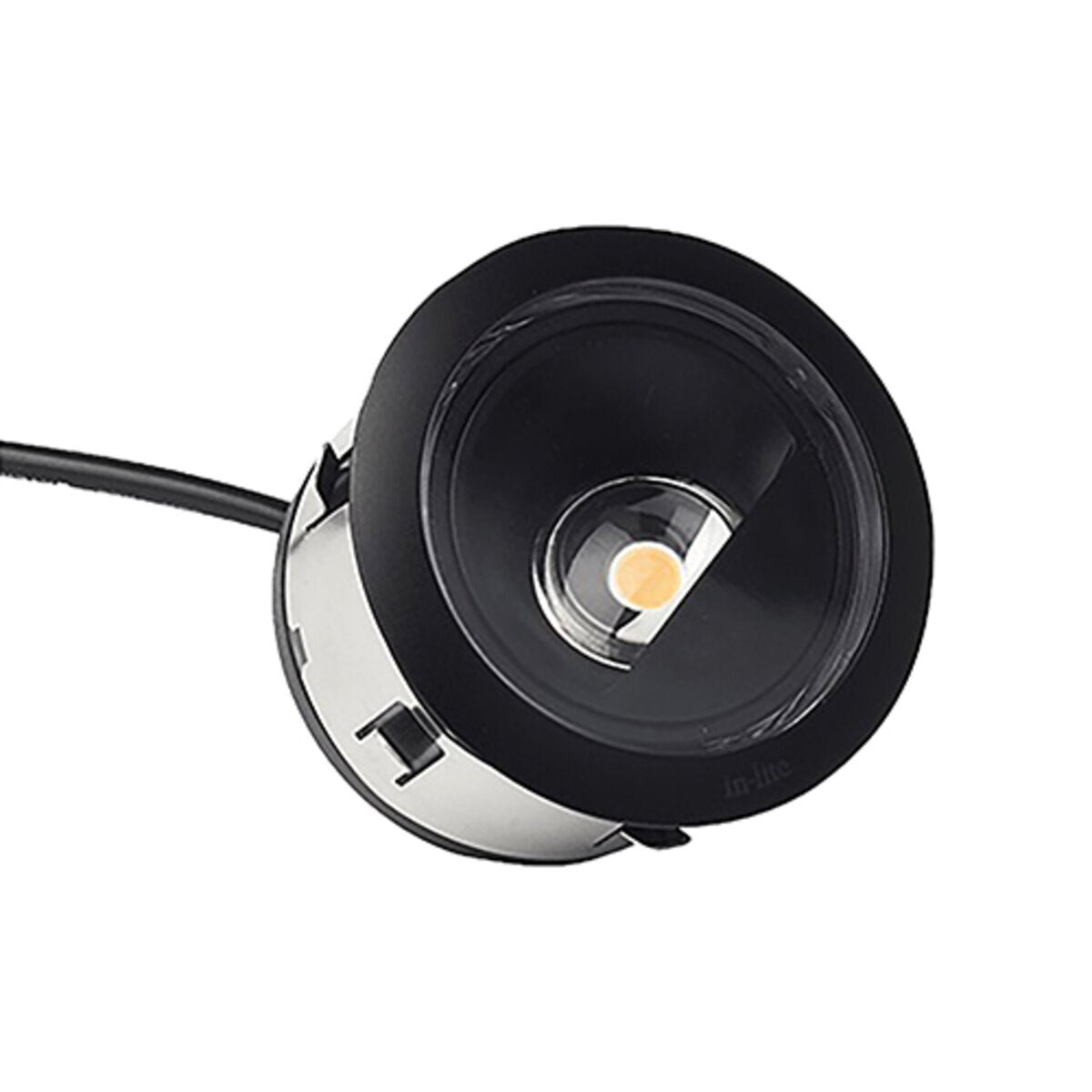 In-Lite-10104180-BL- Luna Black Ring 2 3/8 in. Recessed Light 12V