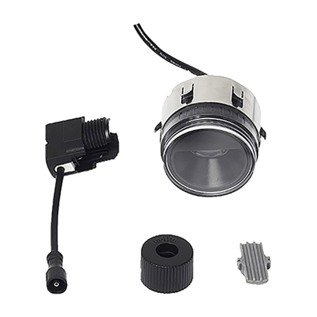 In-Lite-10104180-BL- Luna Black Ring 2 3/8 in. Recessed Light 12V