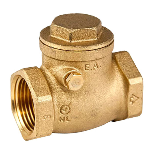 Brass Swing Check Valve 1-1/2 in.