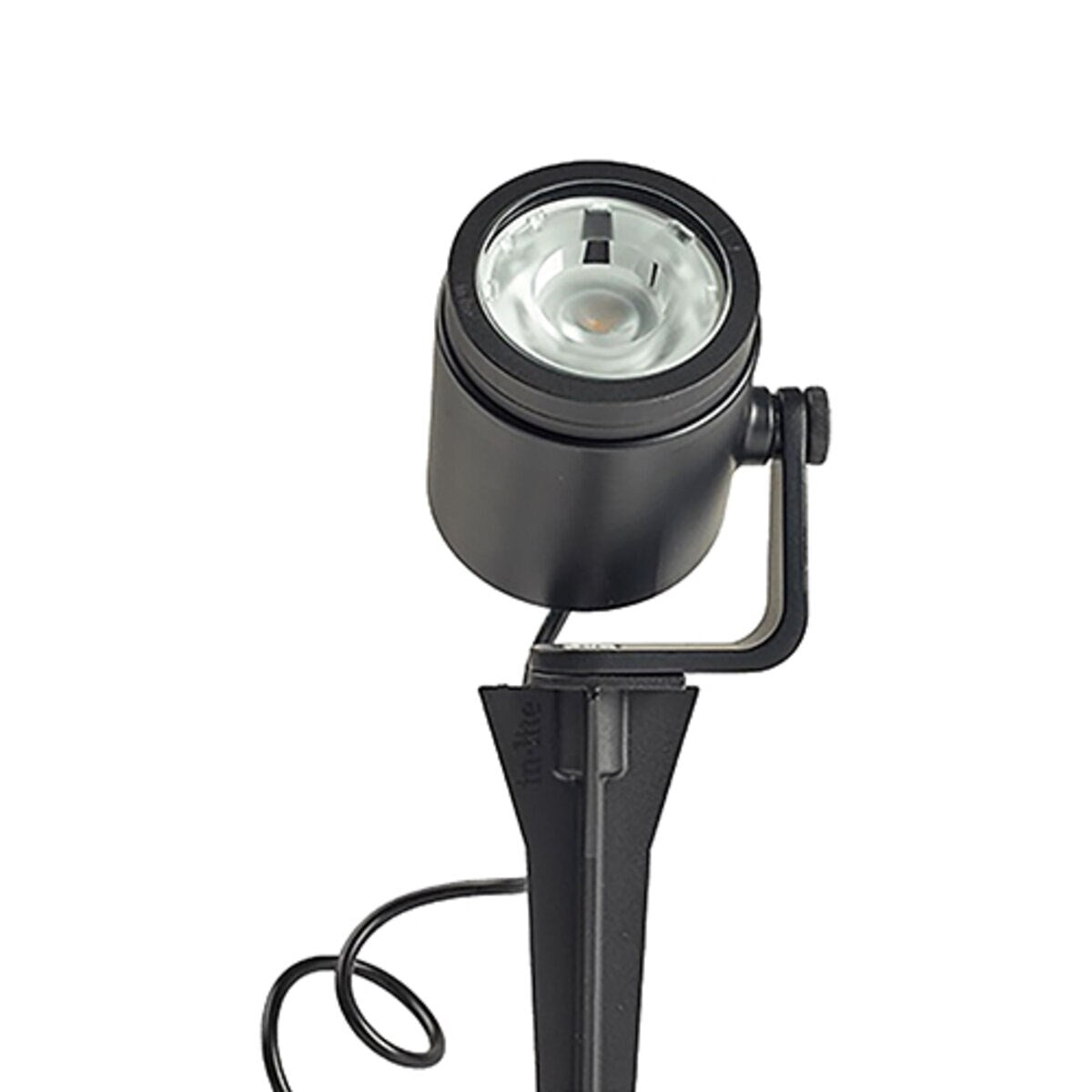 In-Lite-10400902- Big Scope Narrow Outdoor Spotlight 12V Black Finish 5W LED 3100K