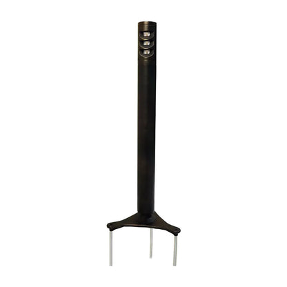 Cast-SBOL1- Source Bollard Path Light 3W 12V 18 in. Brass Rubbed Bronze w/ Talon Stake